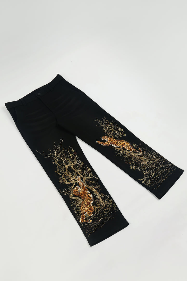 2 Leopards Denim Jeans - Pre Order