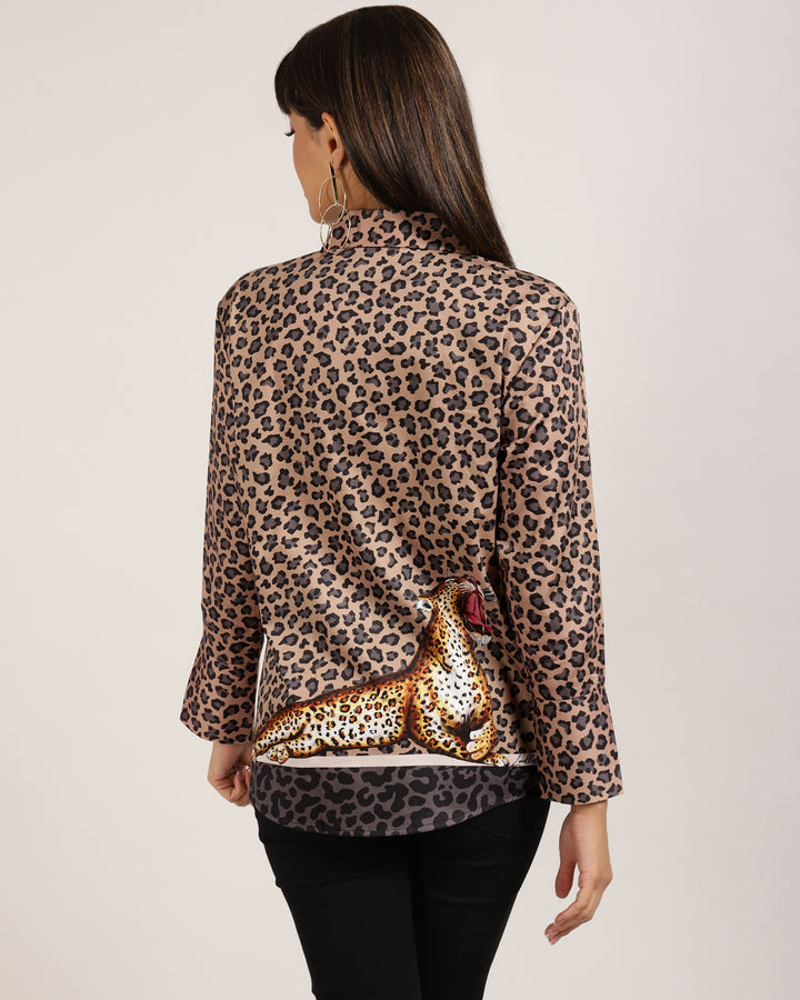 leopard print womens shirt
