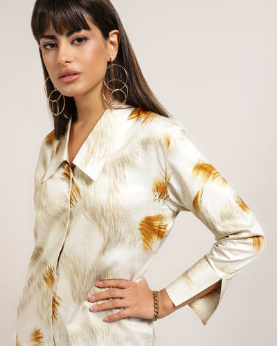 Women's Lion Print Shirt
