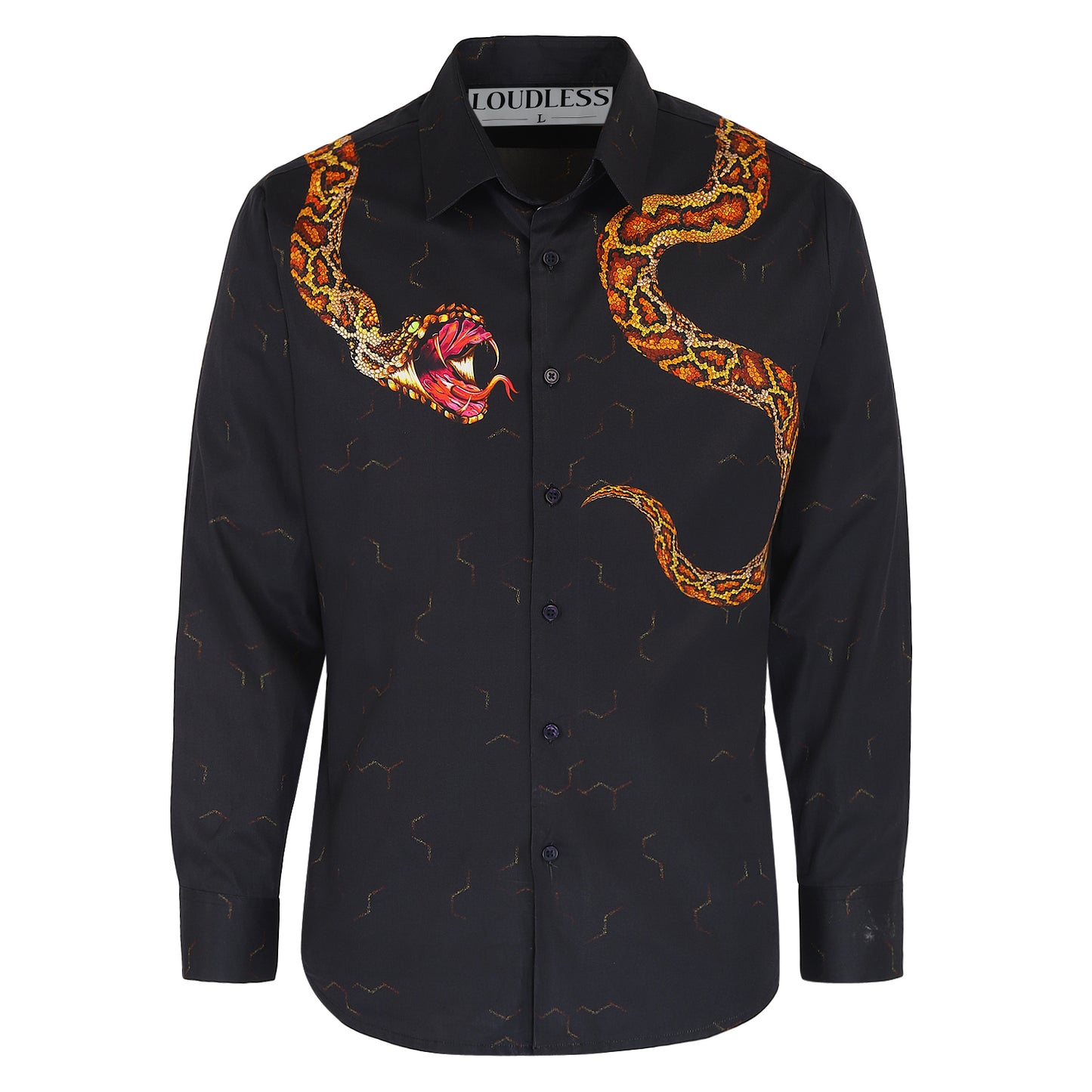 Luxury printed Serpent shirt by LoudLess